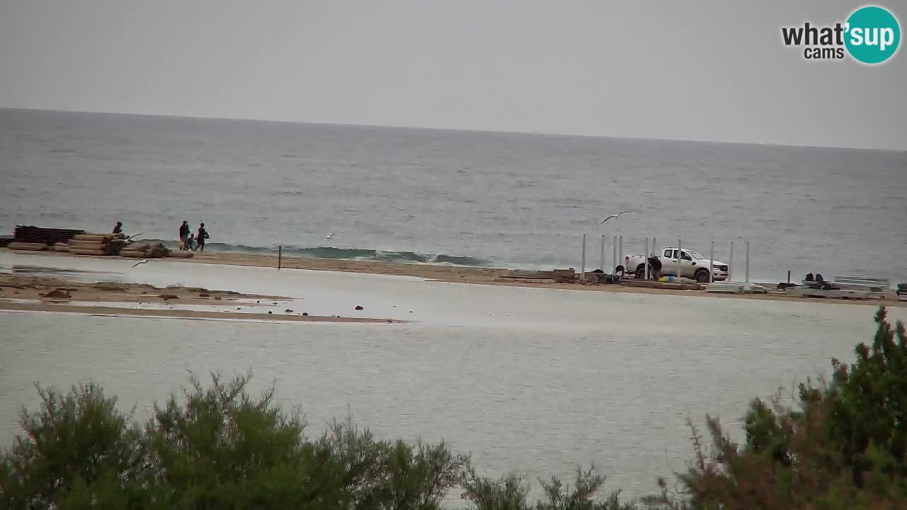 Webcam Chia – Vista en directo de la playa Su Giudeu