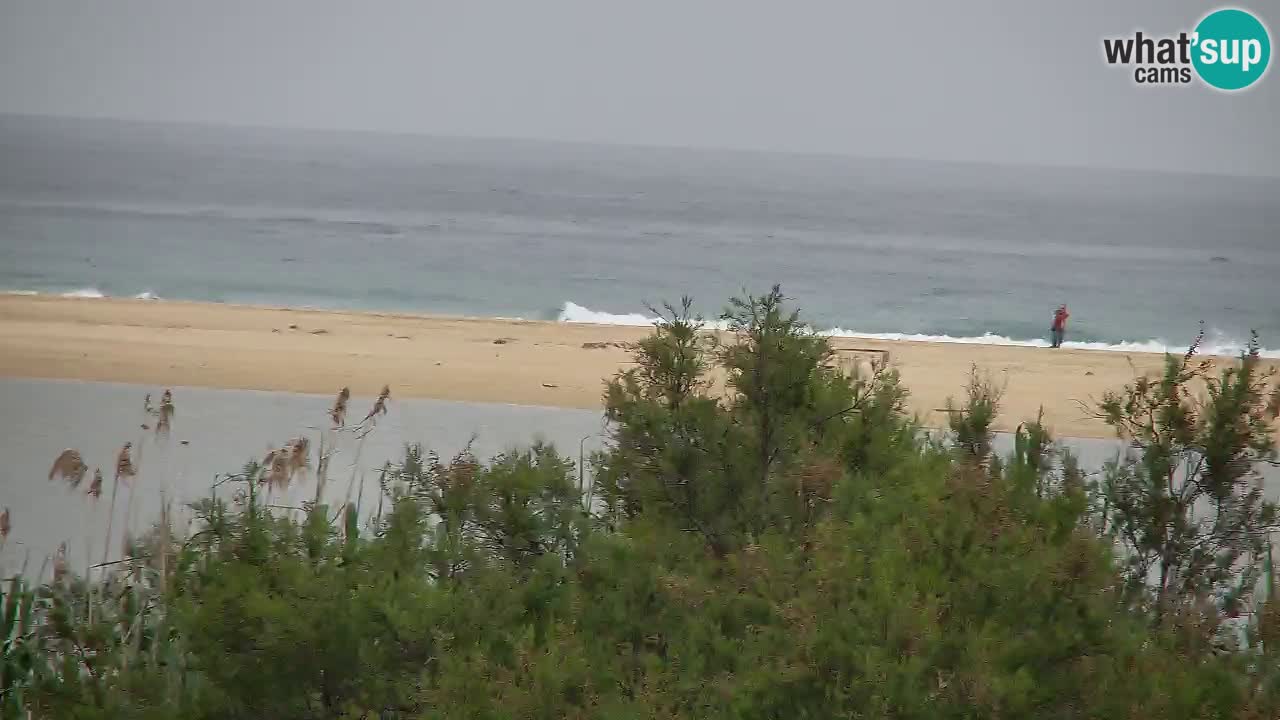 Webcam Chia – Vue en direct de la plage Su Giudeu