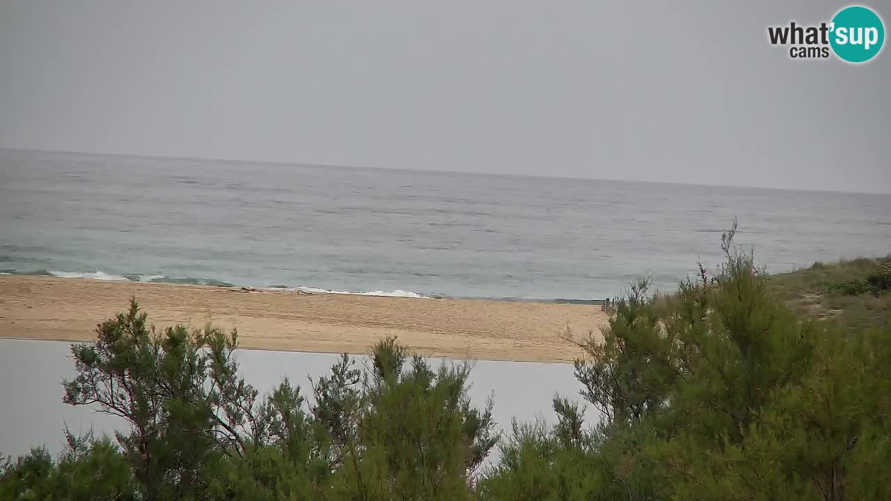 Webcam Chia – Vista en directo de la playa Su Giudeu