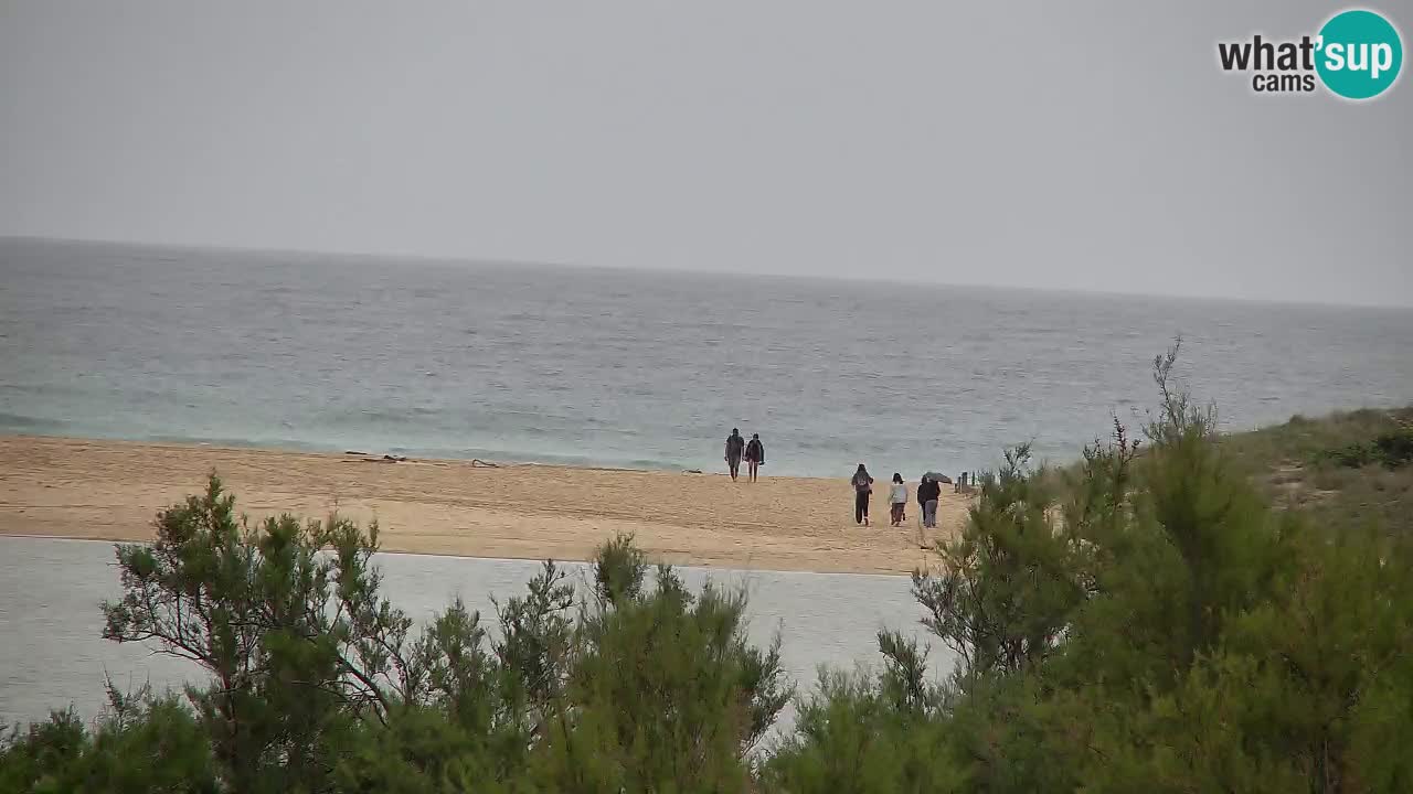 Webcam Chia – Vista en directo de la playa Su Giudeu