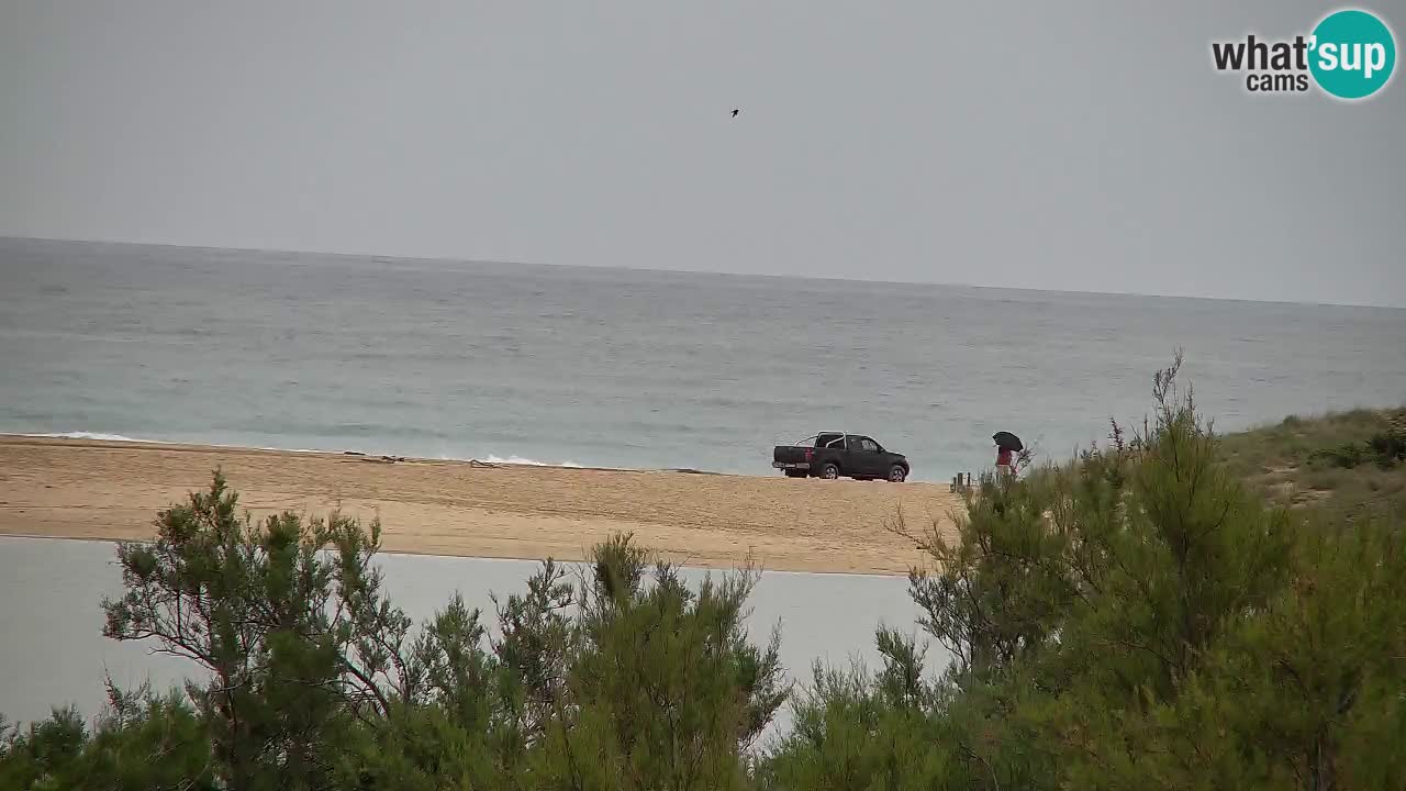 Webcam Chia – Vista en directo de la playa Su Giudeu