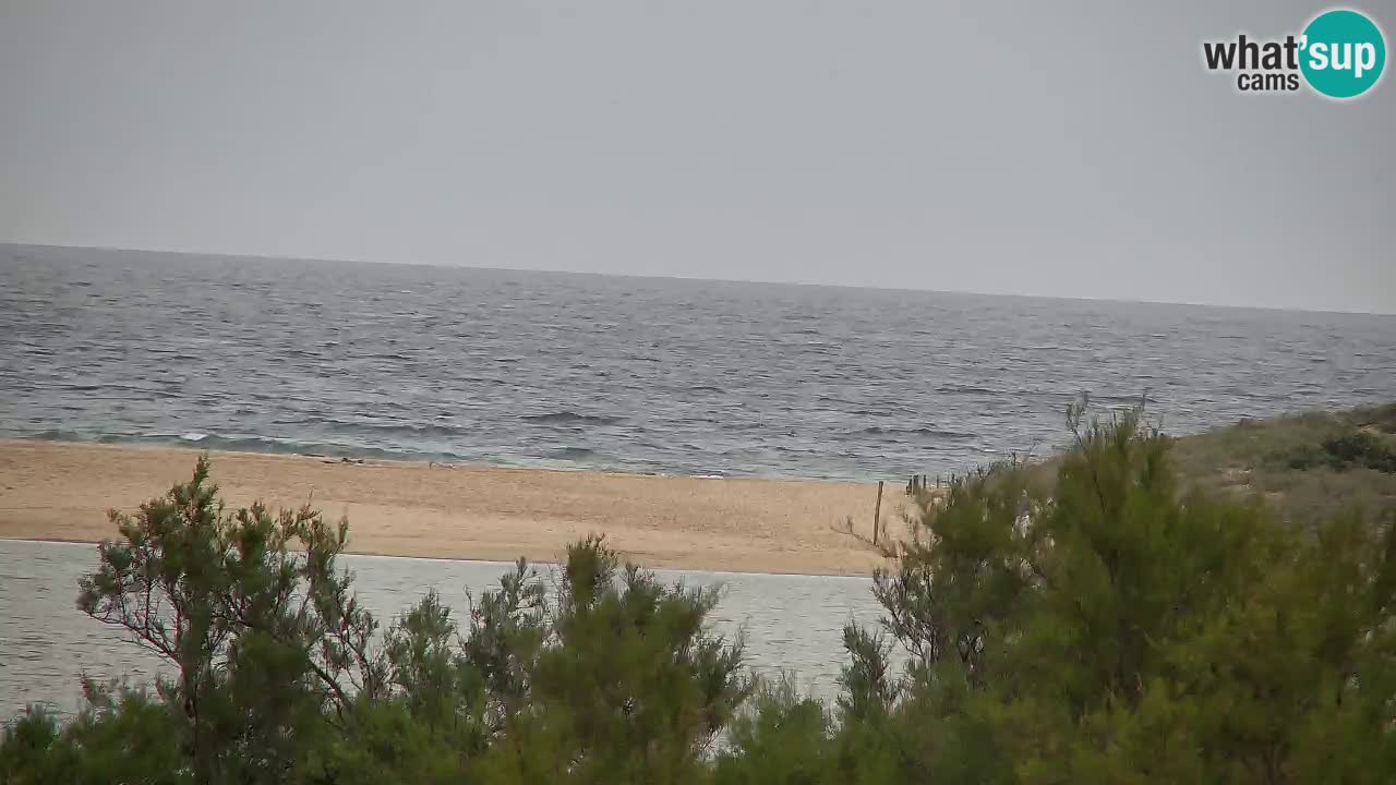 Webcam Chia – Vue en direct de la plage Su Giudeu