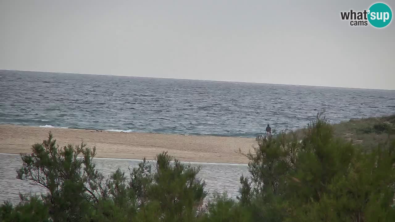 Webcam Chia – Vue en direct de la plage Su Giudeu