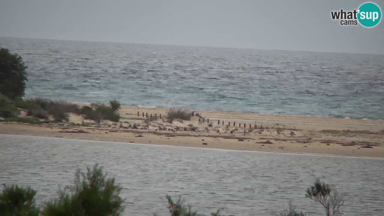 Webcam Chia – Vue en direct de la plage Su Giudeu