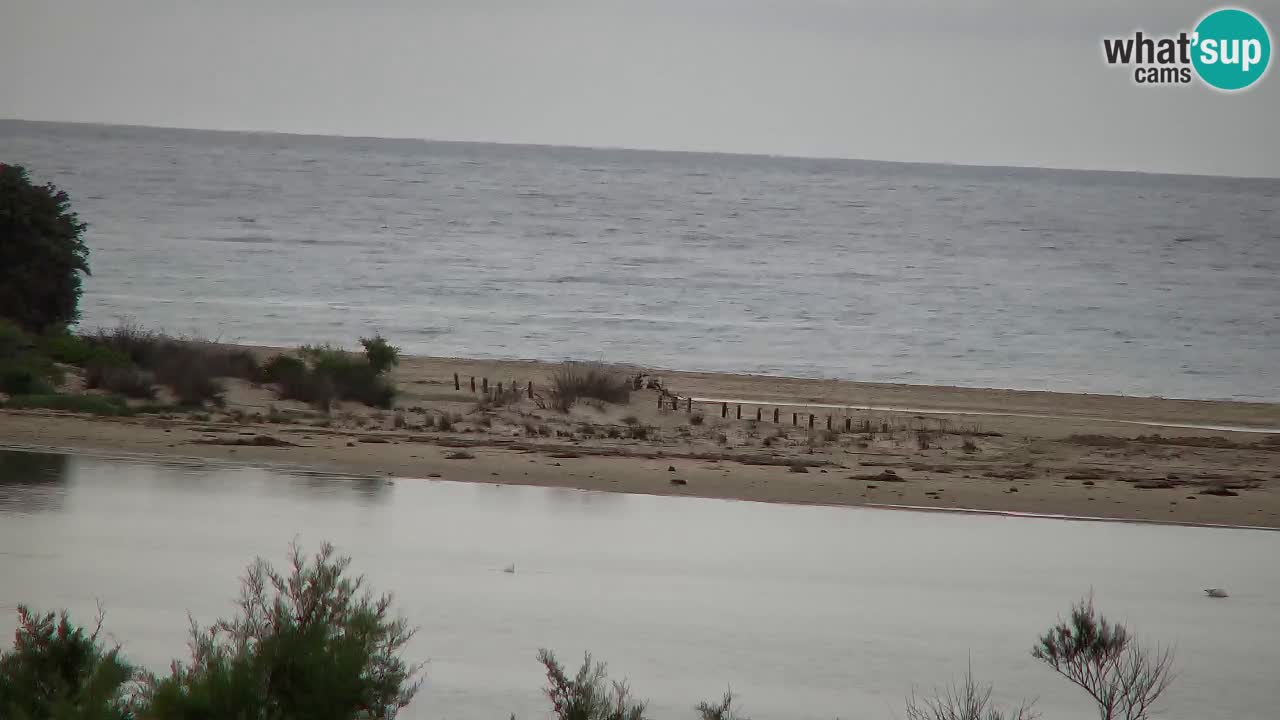 Webcam Chia – Vue en direct de la plage Su Giudeu