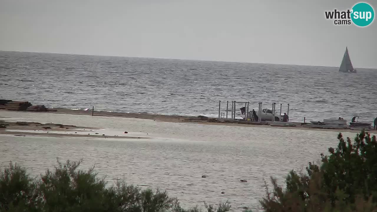 Webcam Chia – Vue en direct de la plage Su Giudeu