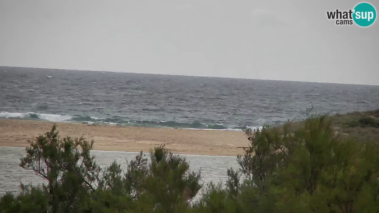 Spletna kamera Chia – Pogled v živo na plažo Su Giudeu