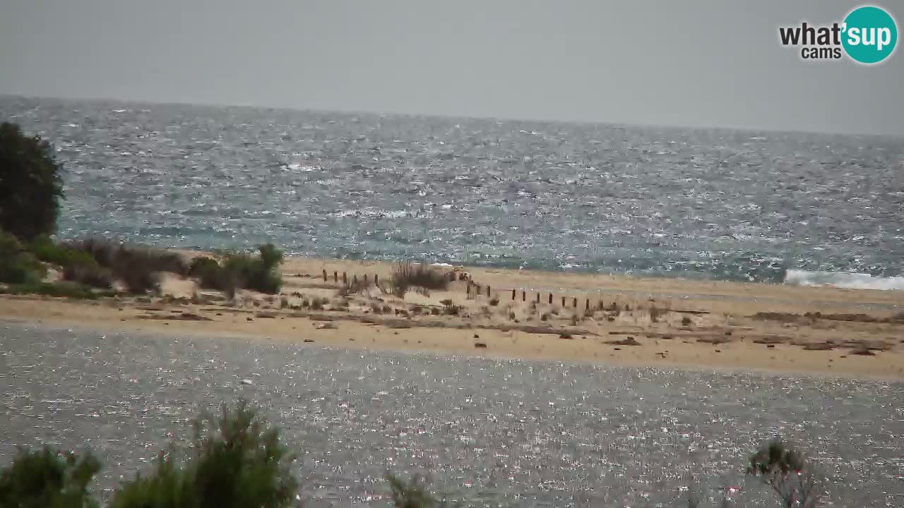Webcam Chia – Vista en directo de la playa Su Giudeu