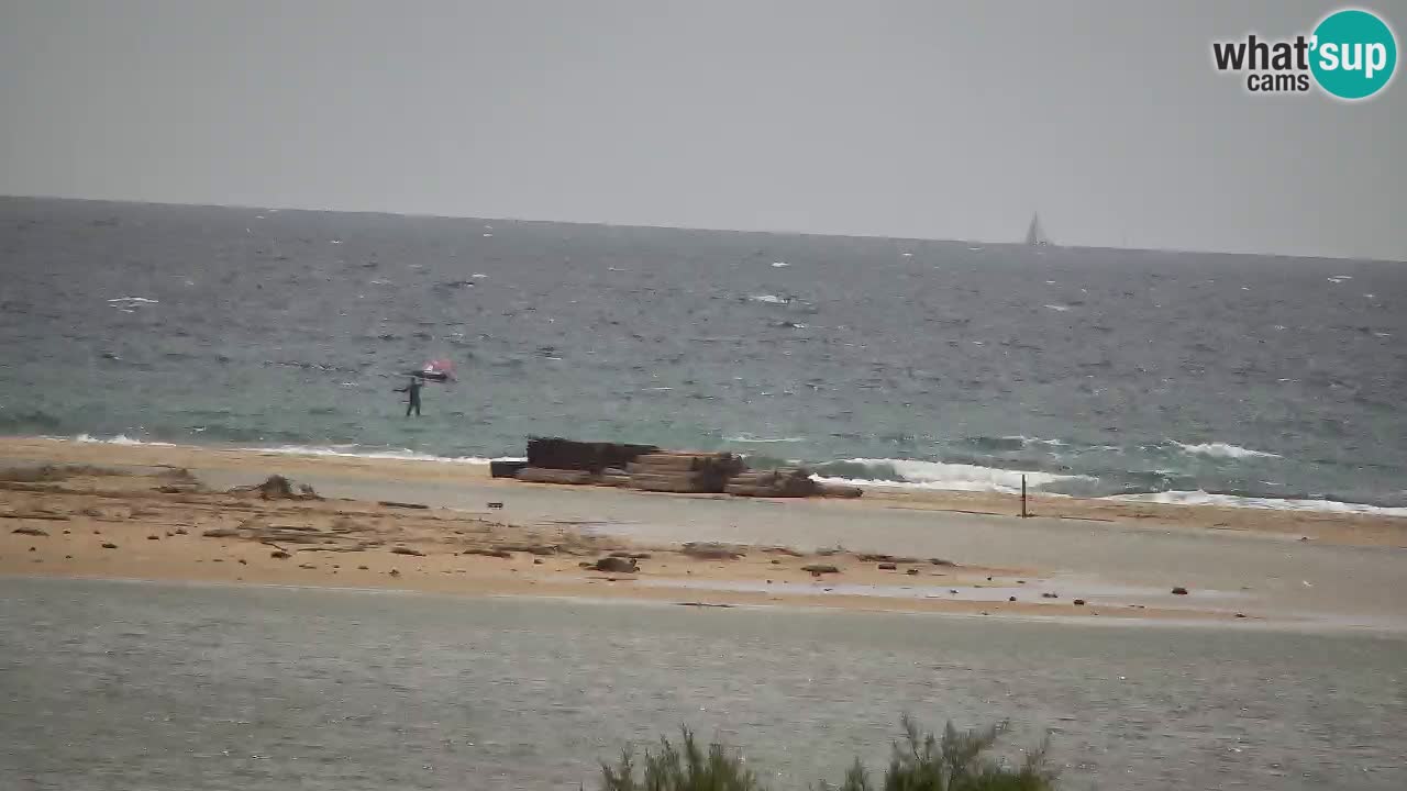 Spletna kamera Chia – Pogled v živo na plažo Su Giudeu