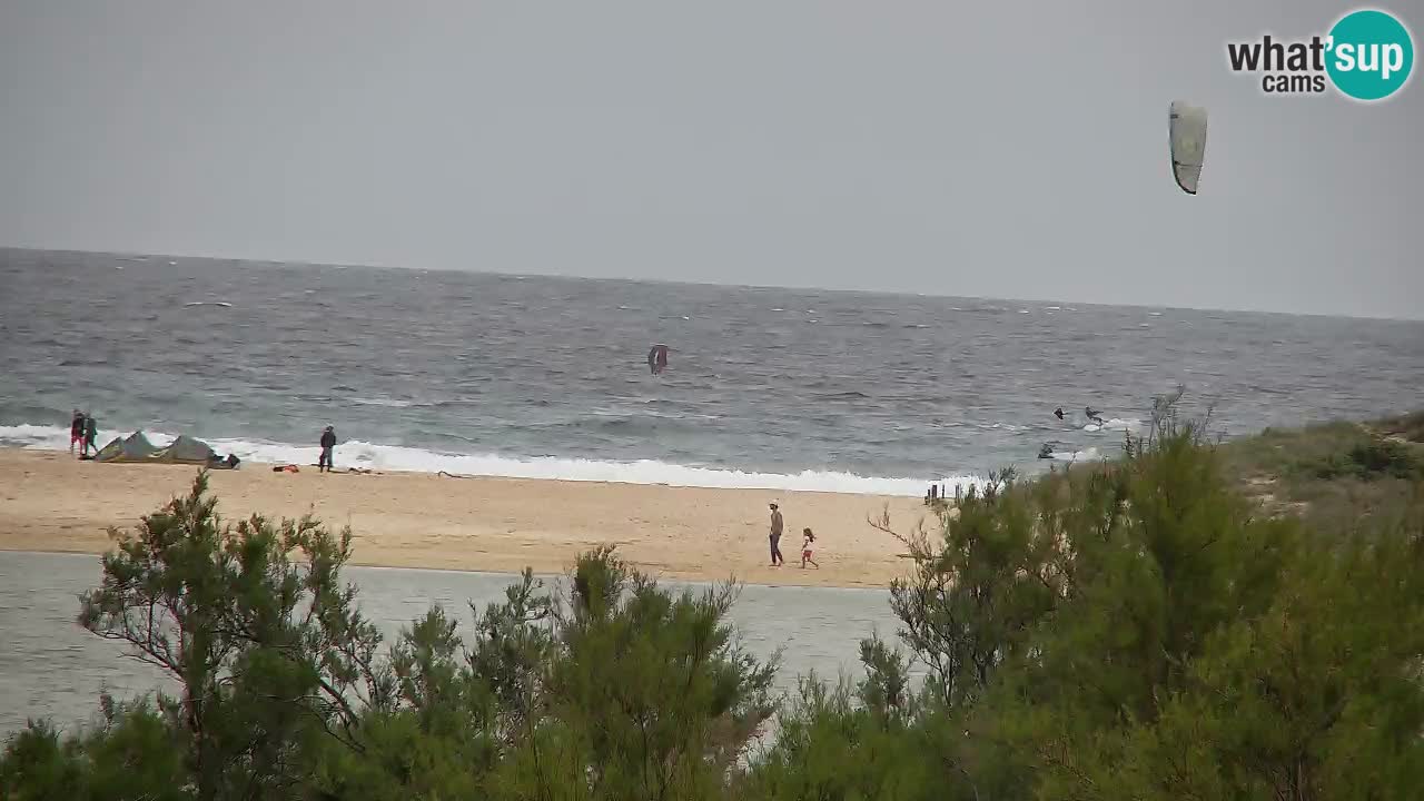 Webcam Chia – Vista en directo de la playa Su Giudeu