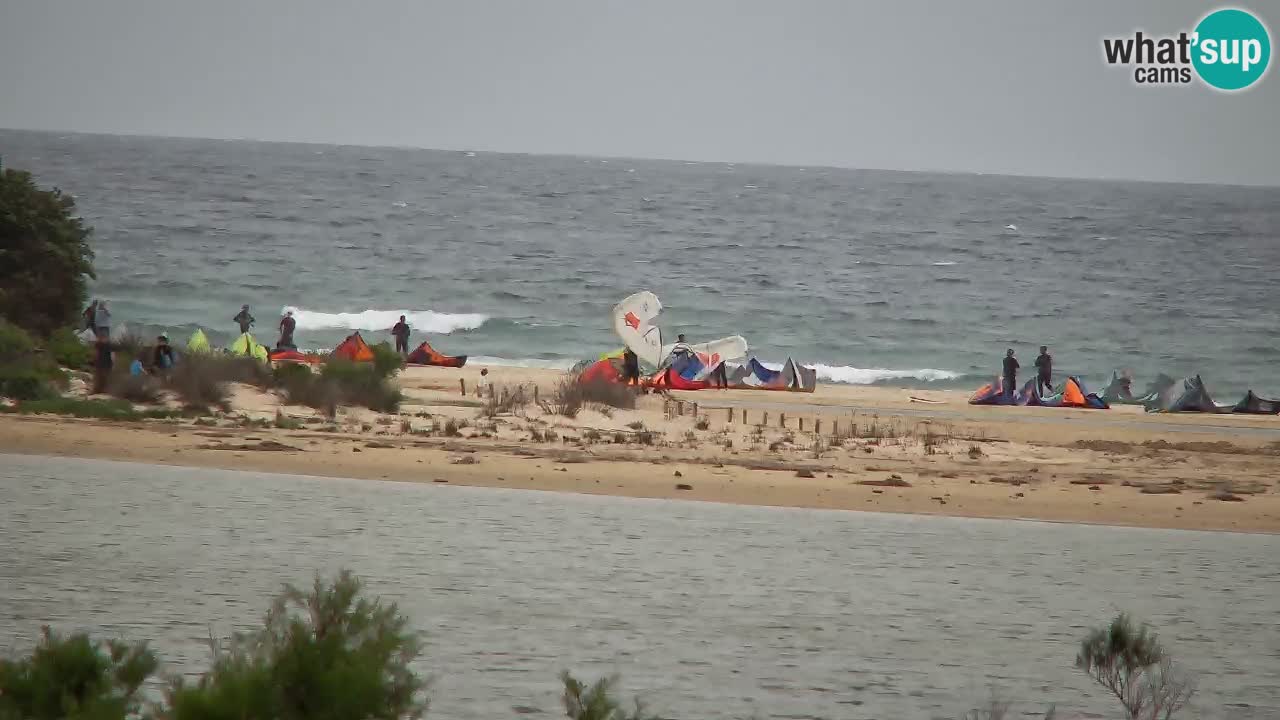 Webcam Chia – Vue en direct de la plage Su Giudeu
