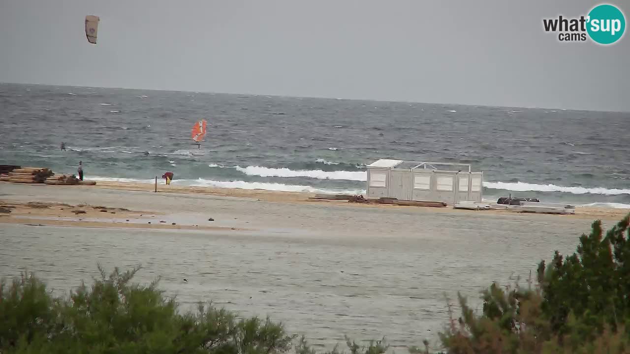 Webcam Chia – Vue en direct de la plage Su Giudeu