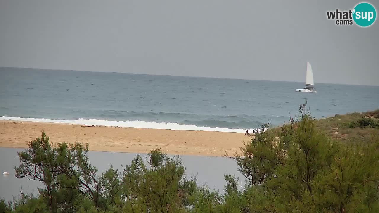 Webcam Chia – Vista en directo de la playa Su Giudeu