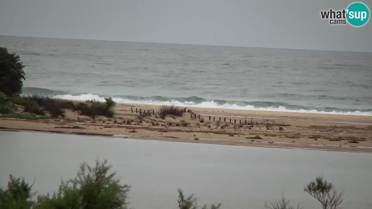 Webcam Chia – Vista en directo de la playa Su Giudeu