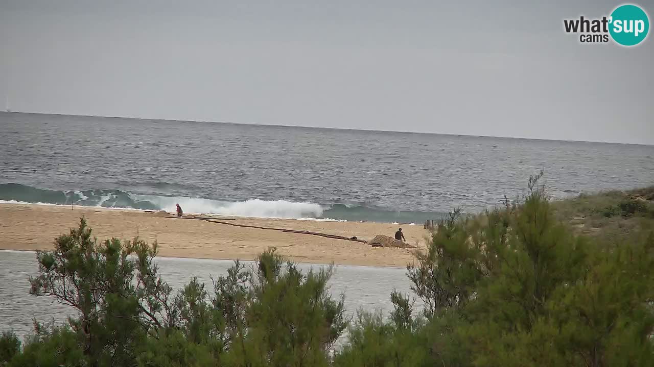 Webcam Chia – Vista en directo de la playa Su Giudeu
