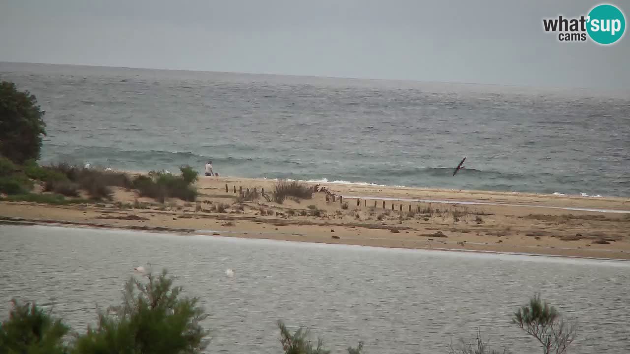 Webcam Chia – Vue en direct de la plage Su Giudeu