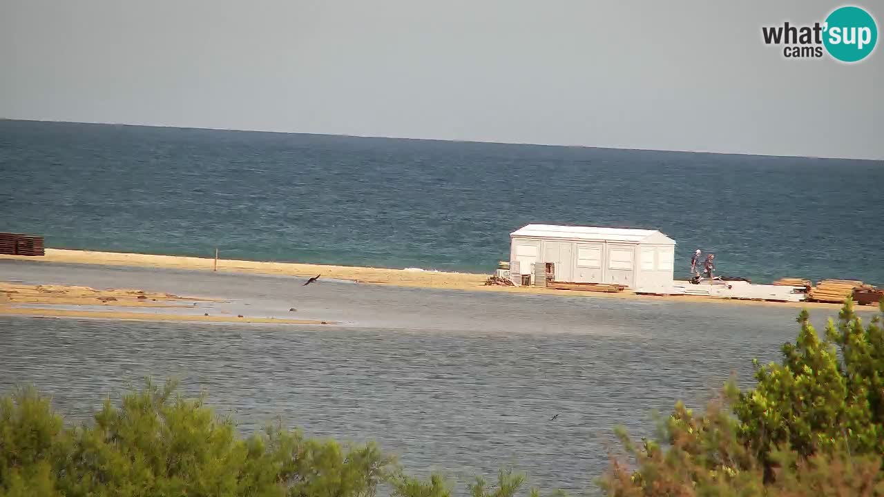 Webcam Chia – Vue en direct de la plage Su Giudeu