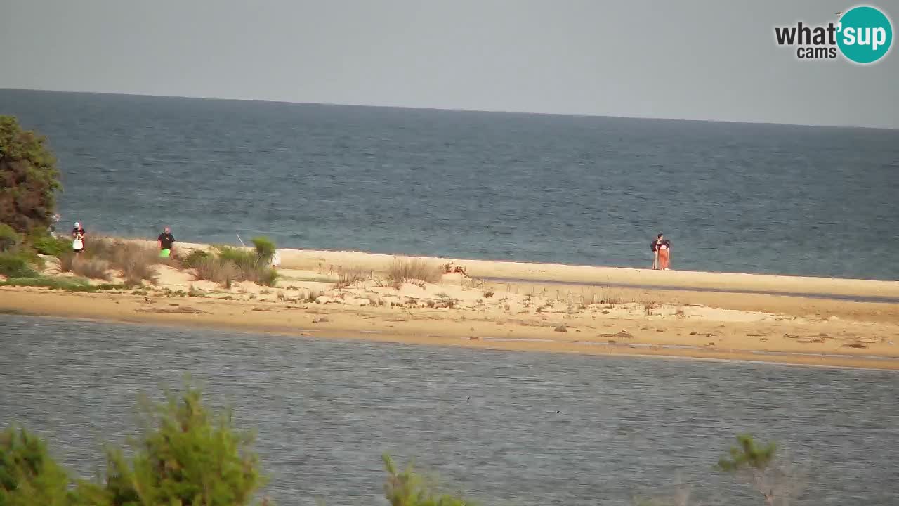 Webcam Chia – Vue en direct de la plage Su Giudeu