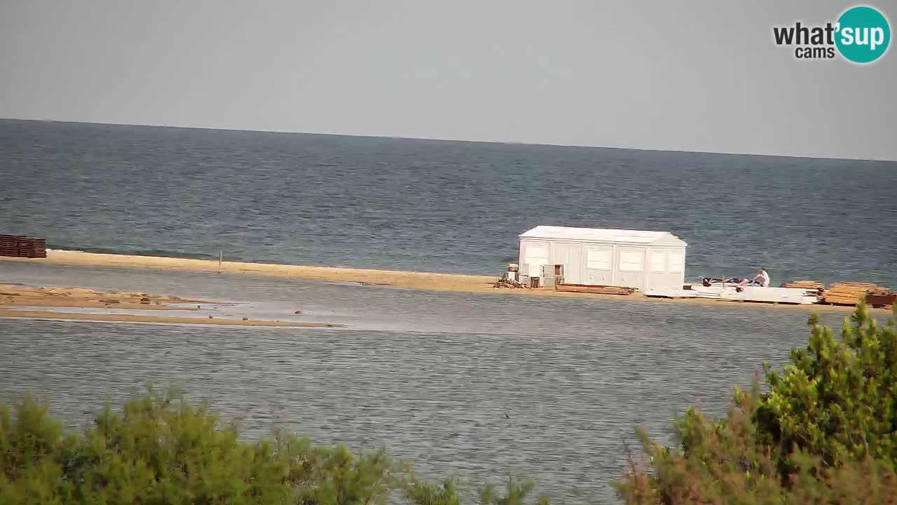 Webcam Chia – Vue en direct de la plage Su Giudeu