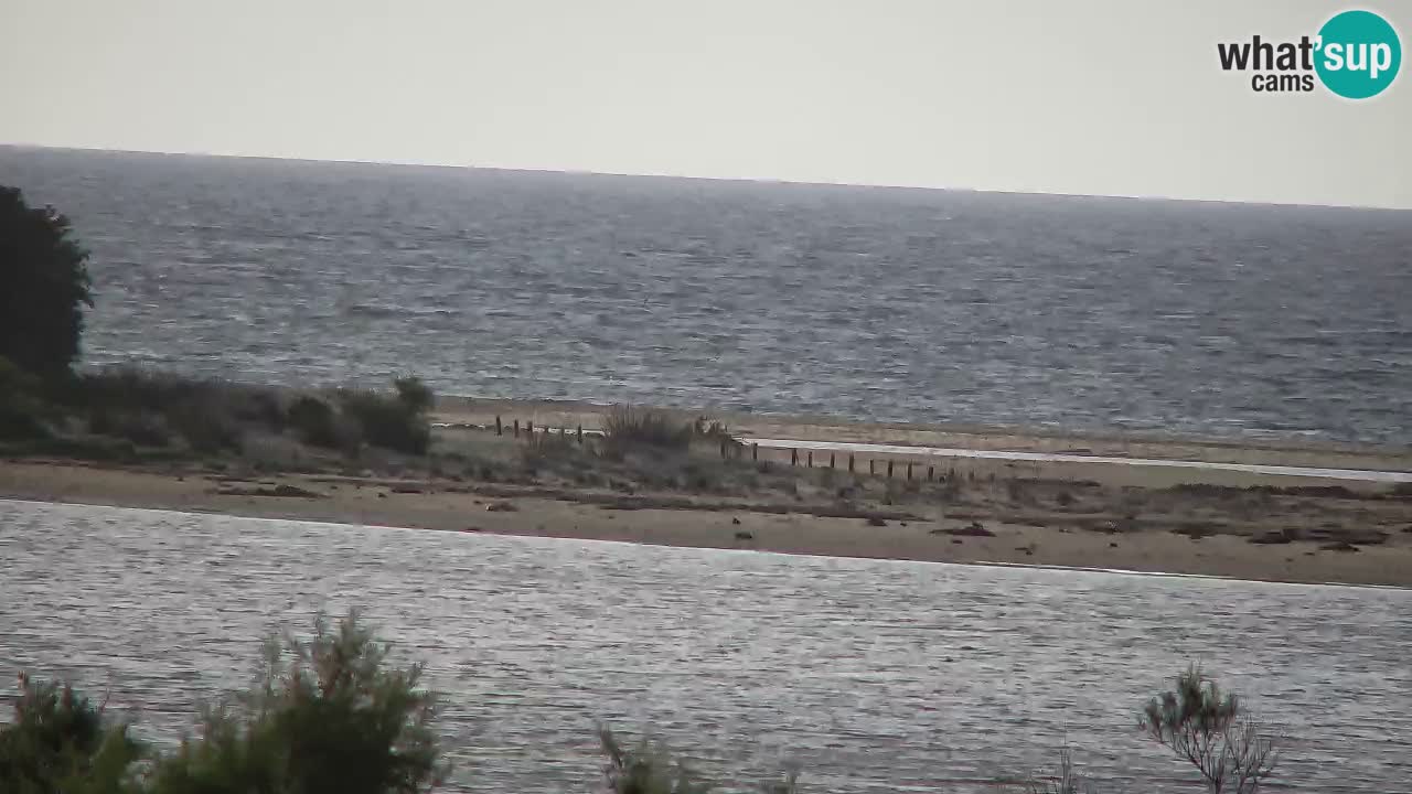Spletna kamera Chia – Pogled v živo na plažo Su Giudeu