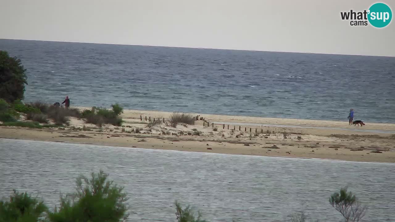 Spletna kamera Chia – Pogled v živo na plažo Su Giudeu