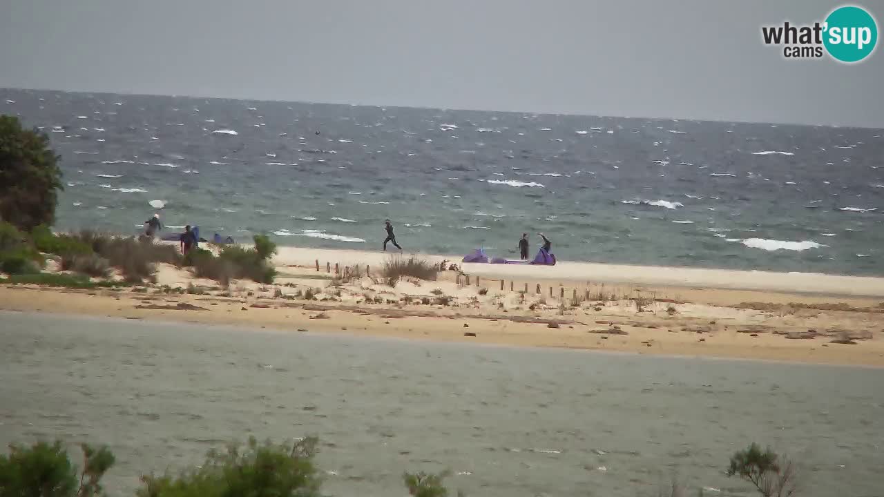 Spletna kamera Chia – Pogled v živo na plažo Su Giudeu
