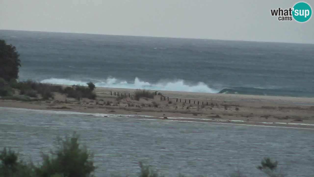 Webcam Chia – Vue en direct de la plage Su Giudeu