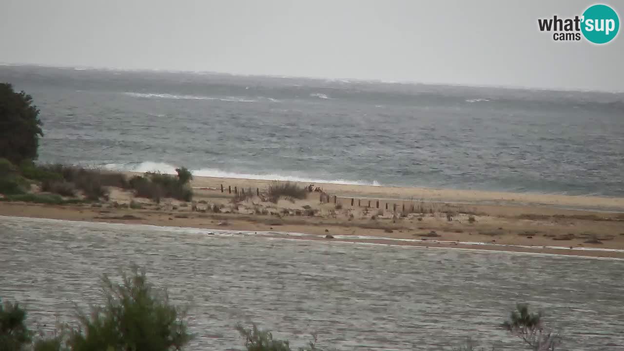 Webcam Chia – Vue en direct de la plage Su Giudeu