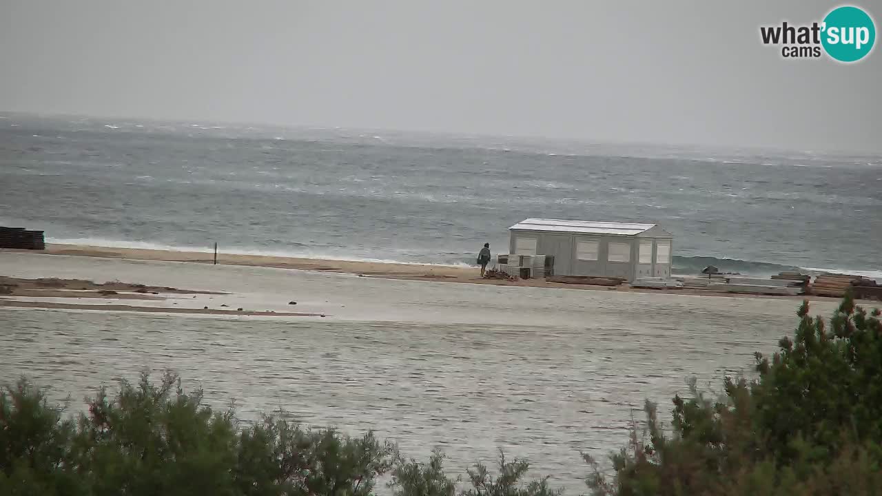 Webcam Chia – Vue en direct de la plage Su Giudeu