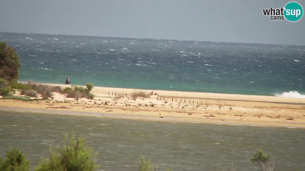 Webcam Chia – Vista en directo de la playa Su Giudeu