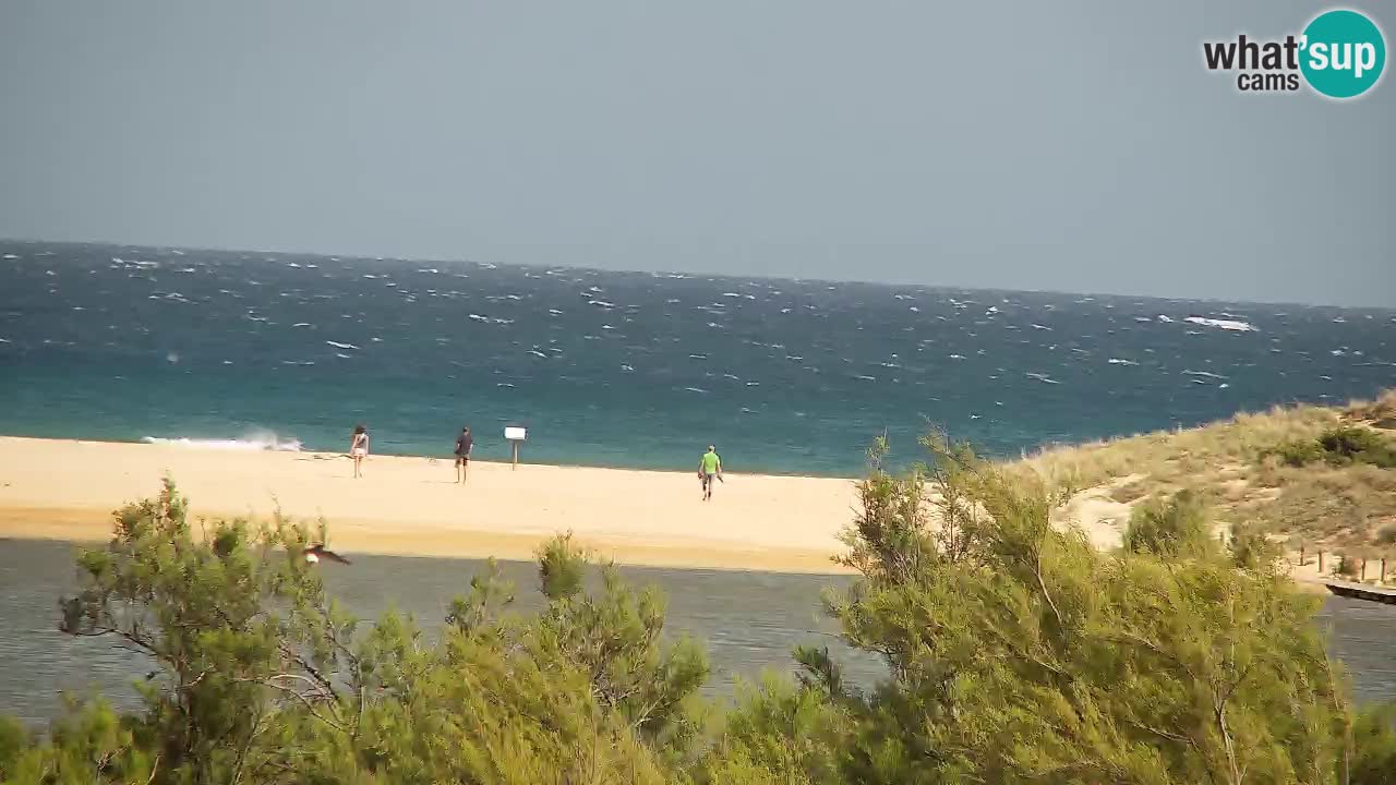 Webcam Chia – Vue en direct de la plage Su Giudeu