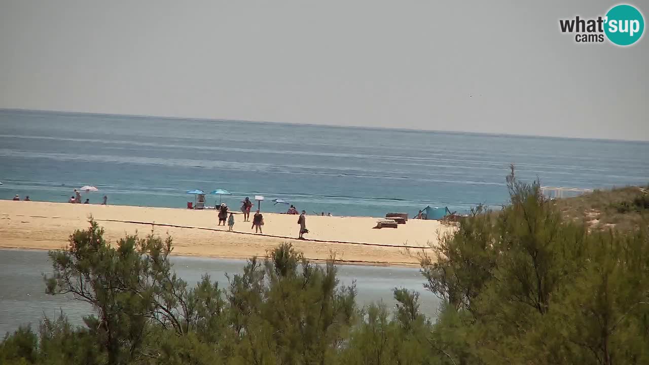 Webcam Chia – Vista en directo de la playa Su Giudeu