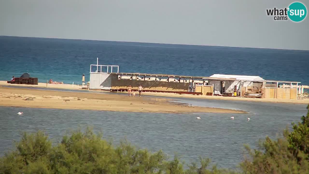 Webcam Chia – Vue en direct de la plage Su Giudeu