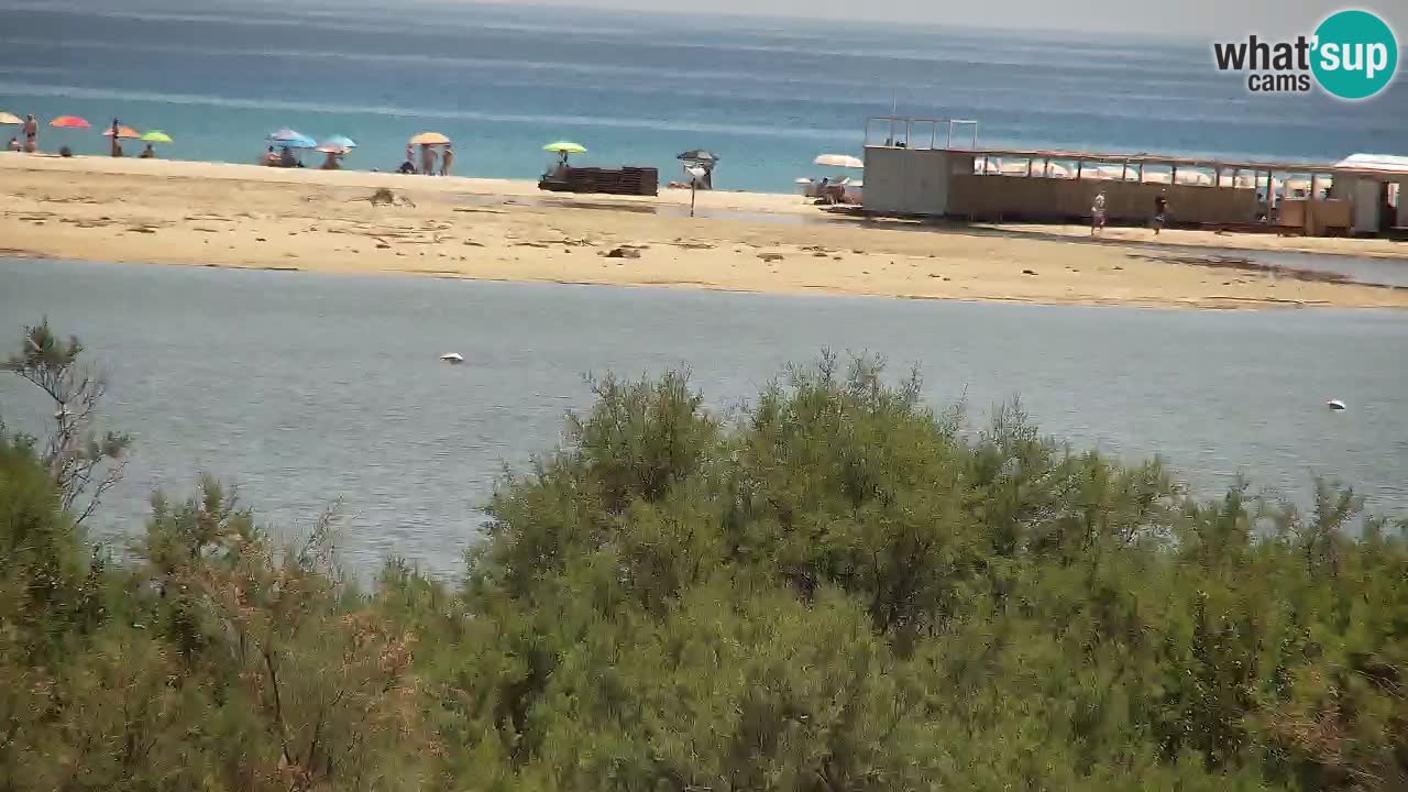 Webcam Chia – Vista en directo de la playa Su Giudeu