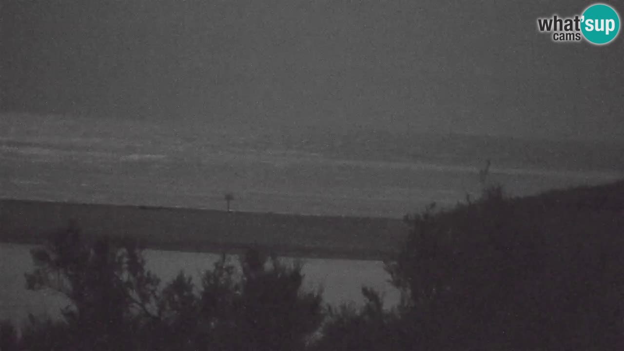 Webcam Chia – Vue en direct de la plage Su Giudeu