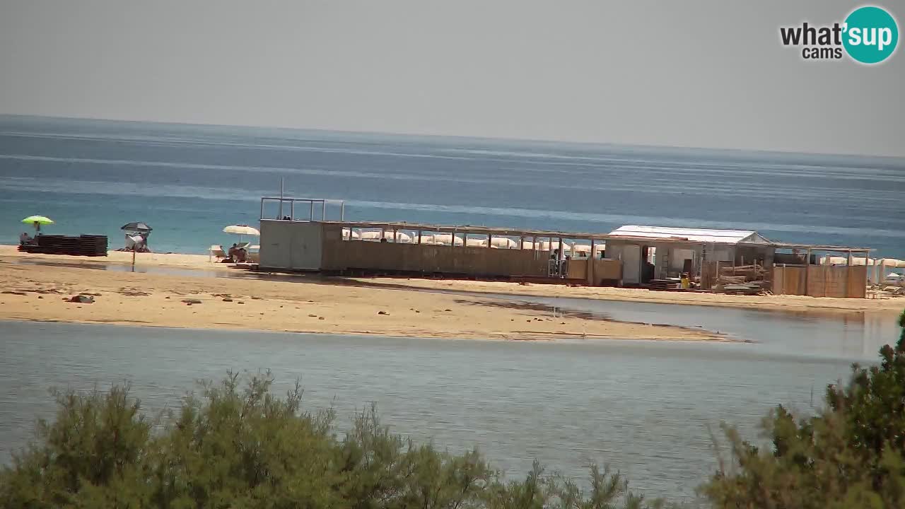 Webcam Chia – Vue en direct de la plage Su Giudeu