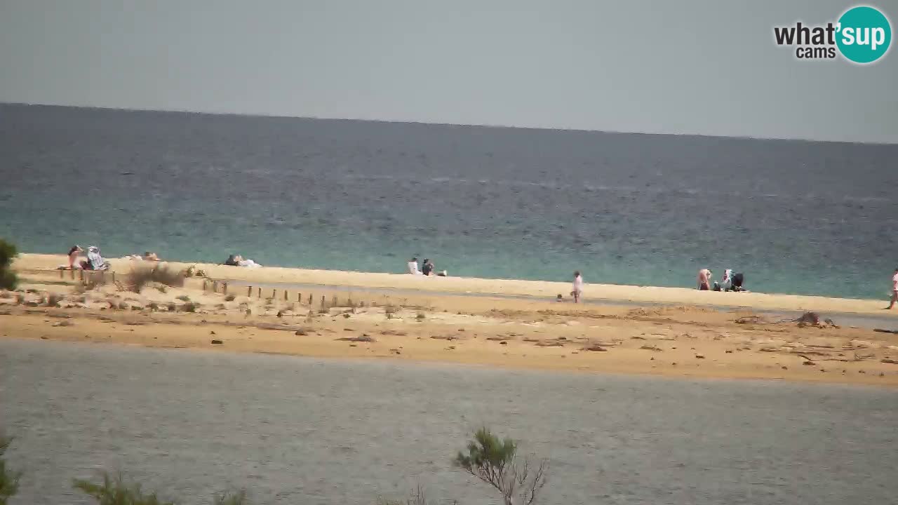 Spletna kamera Chia – Pogled v živo na plažo Su Giudeu
