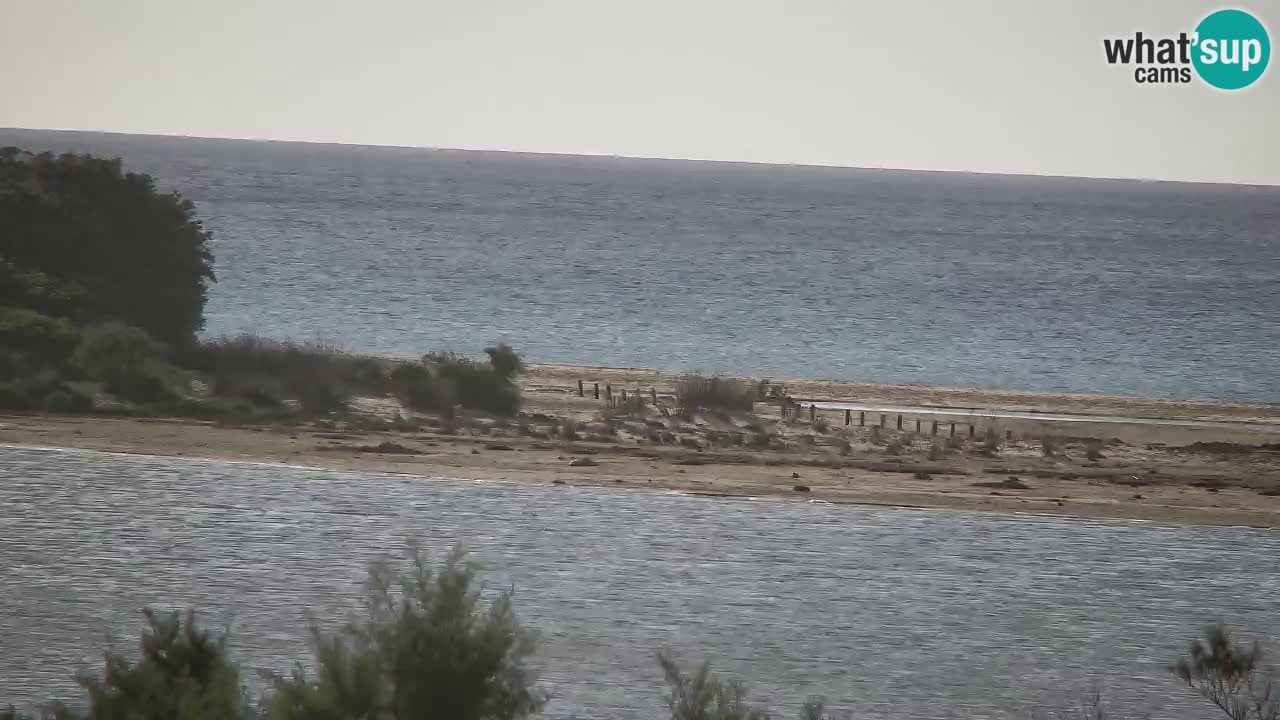 Webcam Chia – Vue en direct de la plage Su Giudeu