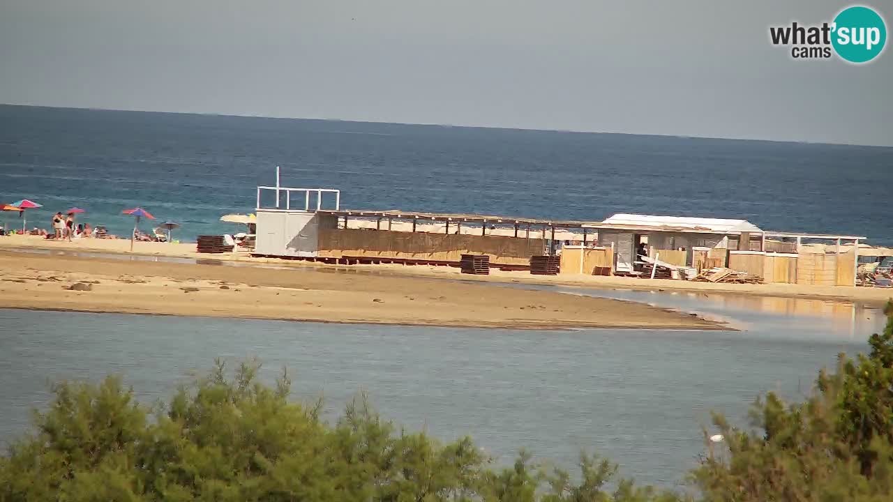 Webcam Chia – Vue en direct de la plage Su Giudeu