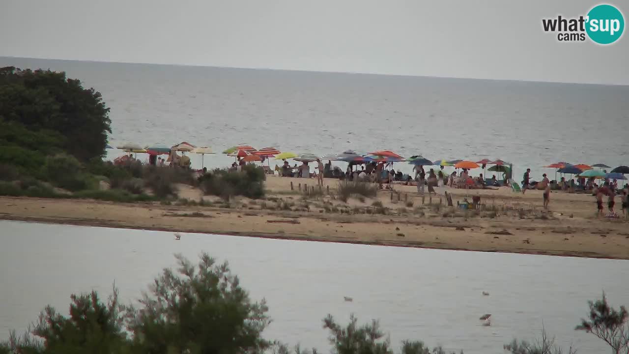 Spletna kamera Chia – Pogled v živo na plažo Su Giudeu