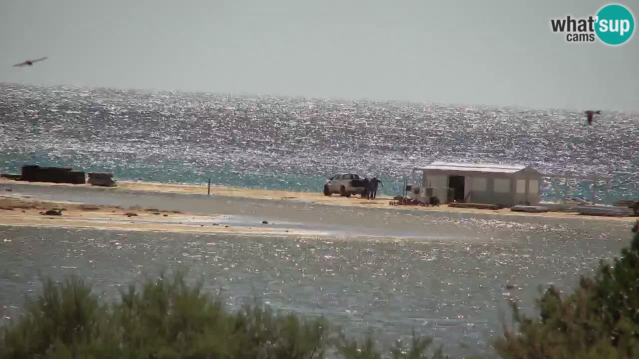 Webcam Chia – Vue en direct de la plage Su Giudeu