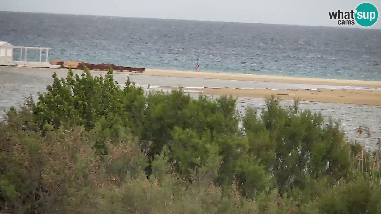 Spletna kamera Chia – Pogled v živo na plažo Su Giudeu