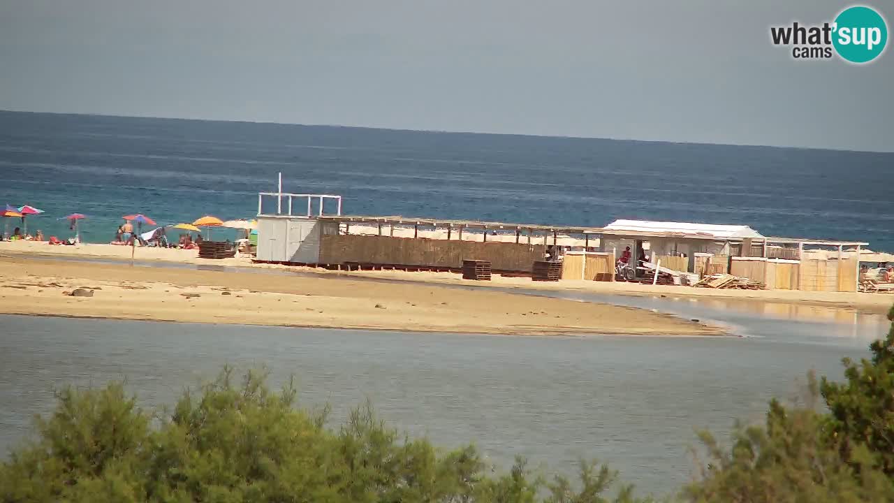 Webcam Chia – Vue en direct de la plage Su Giudeu