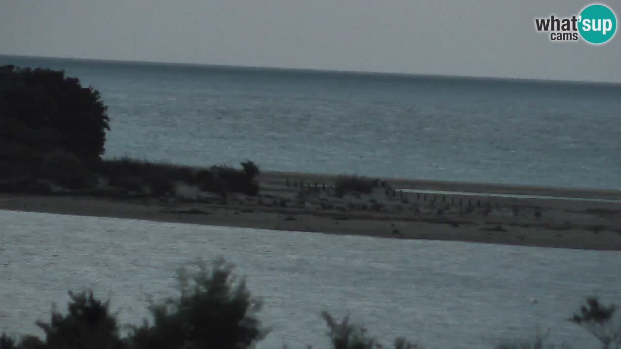 Webcam Chia – Vue en direct de la plage Su Giudeu