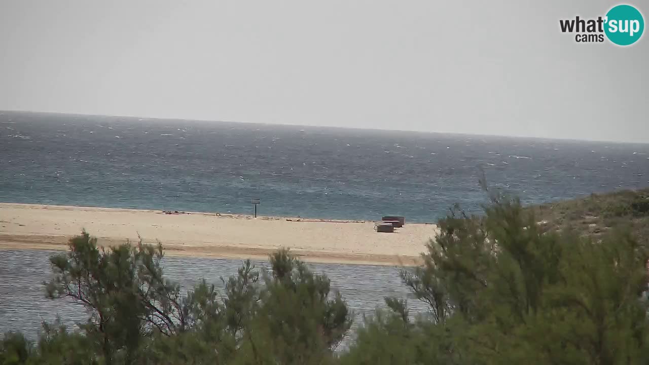Spletna kamera Chia – Pogled v živo na plažo Su Giudeu