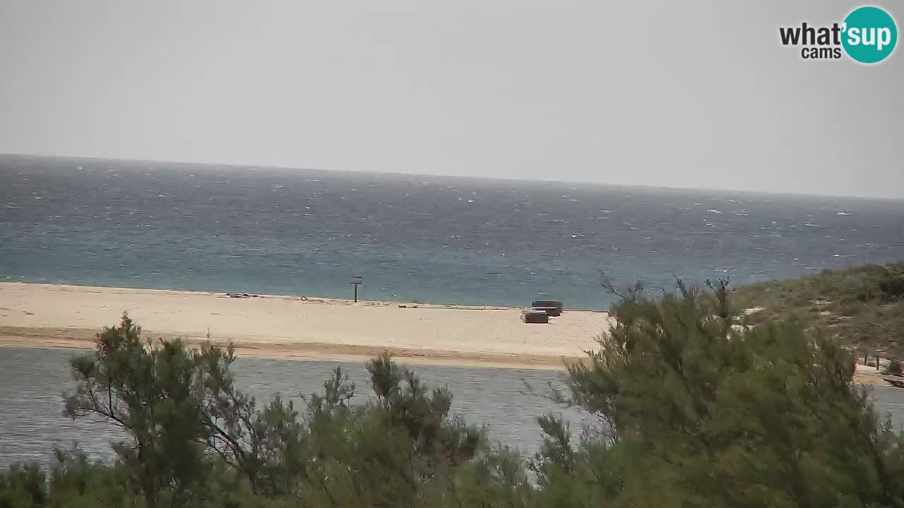Webcam Chia – Vue en direct de la plage Su Giudeu
