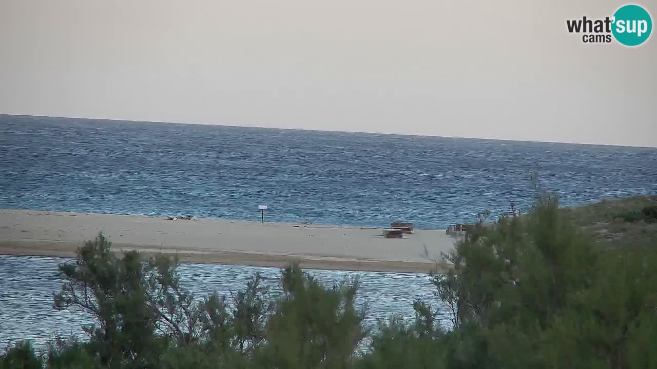 Webcam Chia – Vue en direct de la plage Su Giudeu