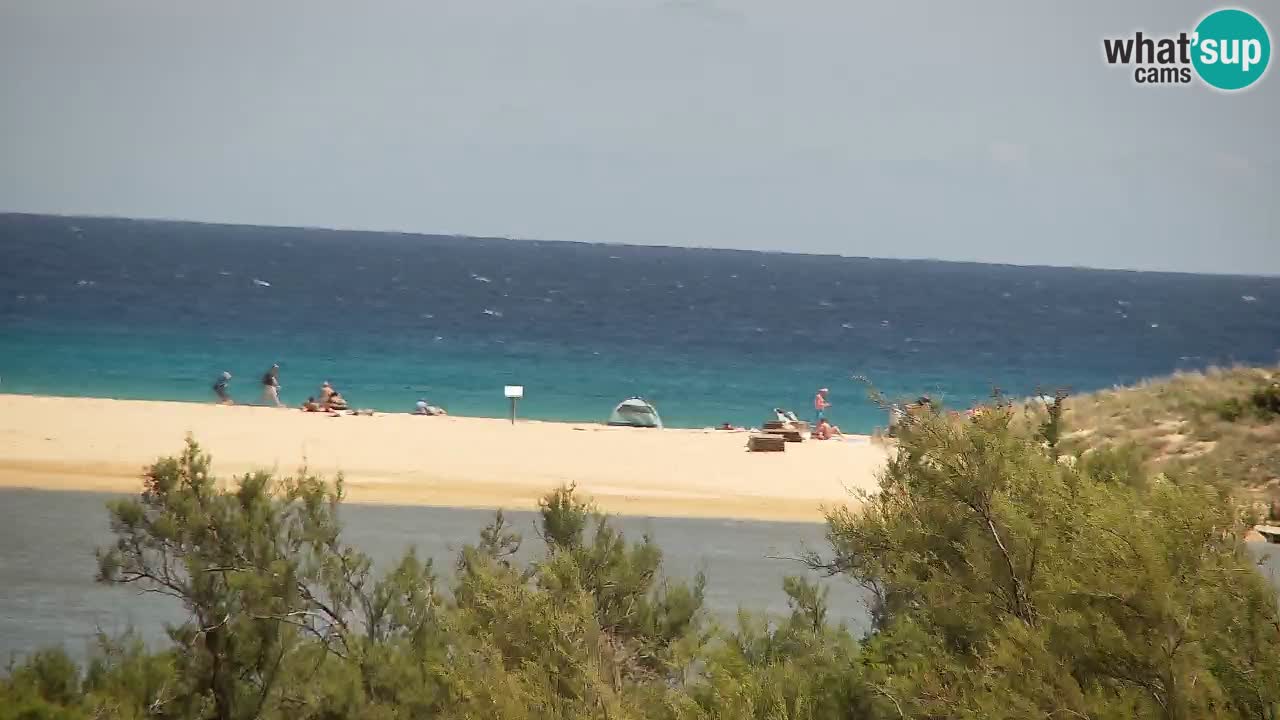 Webcam Chia – Vue en direct de la plage Su Giudeu