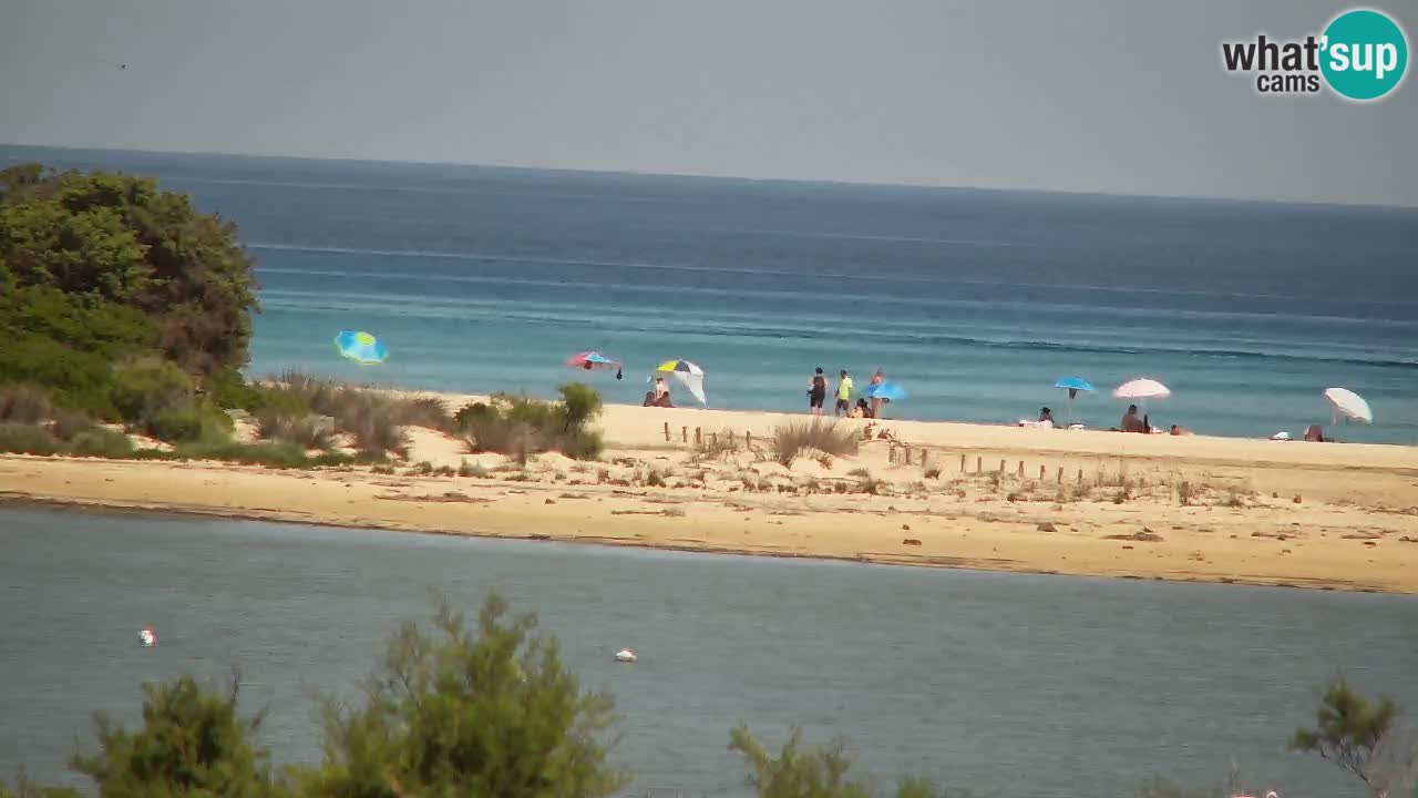 Webcam Chia – Vista en directo de la playa Su Giudeu