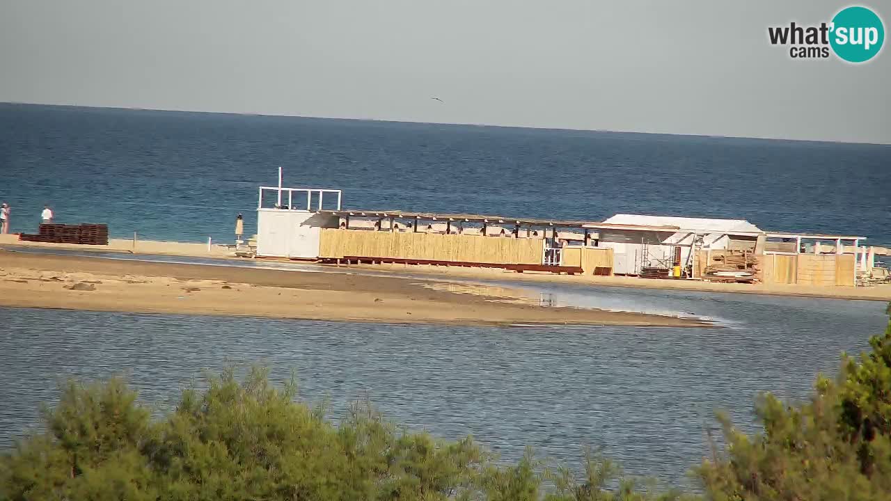 Webcam Chia – Vue en direct de la plage Su Giudeu